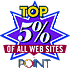 Point Top 5% of all Web Sites
