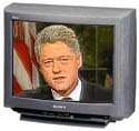 Clinton on TV